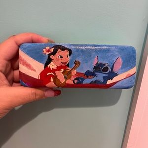 Hand-painted Lilo and Stitch Glasses Case!